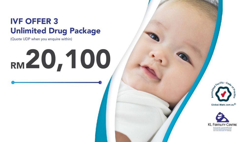 IVF Offer 3 Unlimited Drug Package KL Fertility Centre