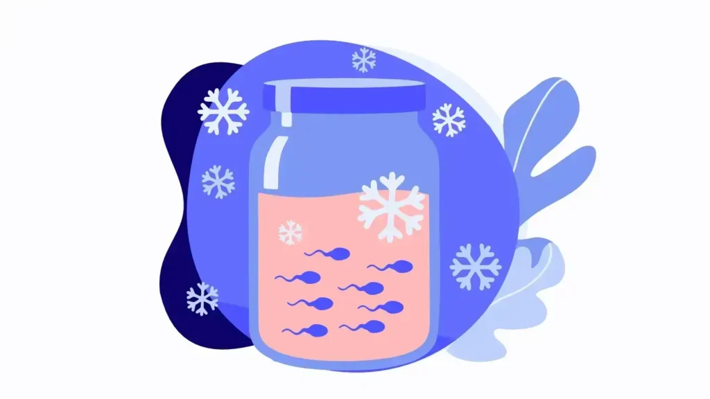 Illustration for Sperm Freezing